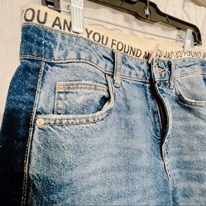 Dual Tone Cropped Jeans